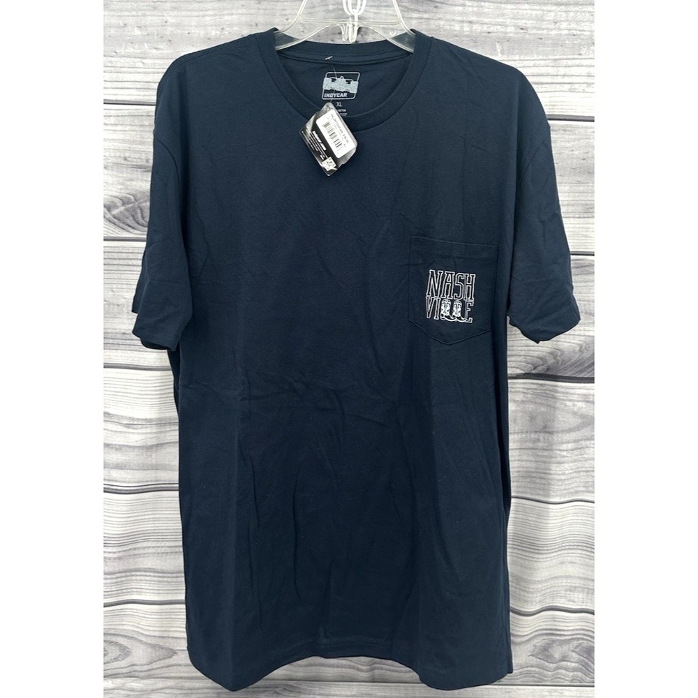 INDY CAR BIG MACHINE MUSIC CITY GRAND PRIX T SHIRT  Unisex XL  NASHVILLE ‎ NAVY